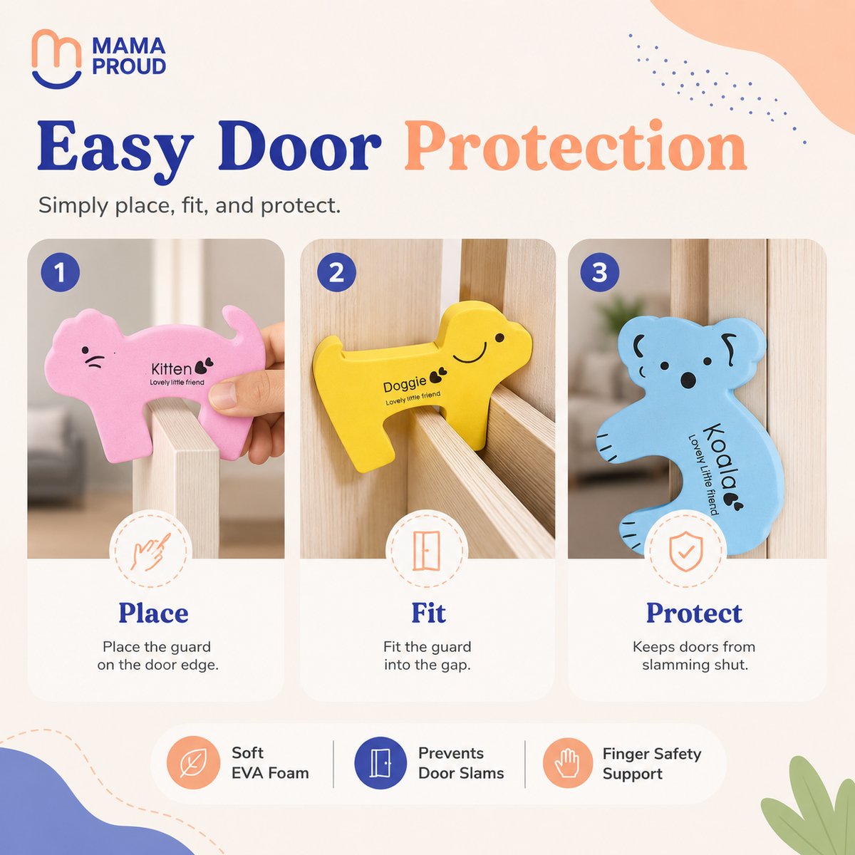 Baby Door Safety Pinch