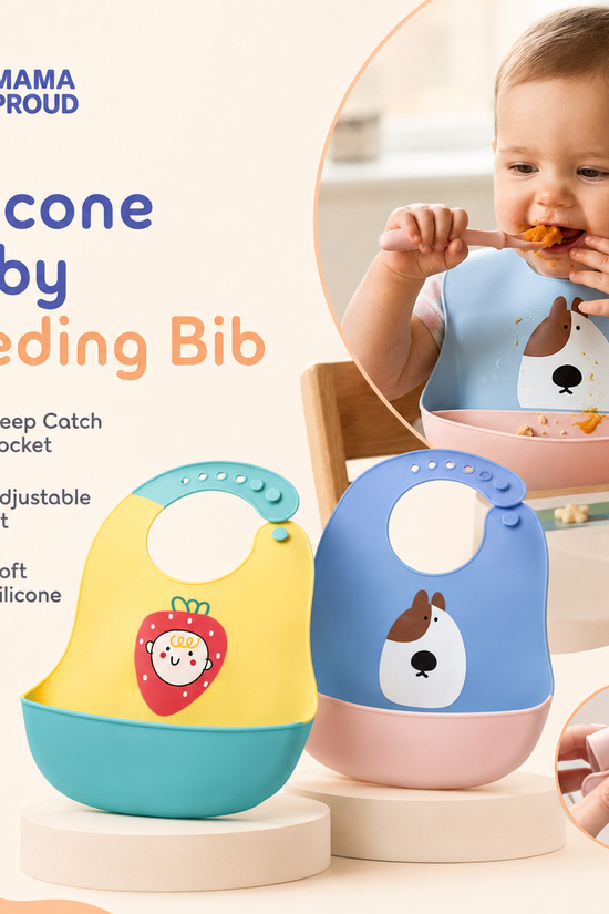 100% Silicone Bib - BPA Free
