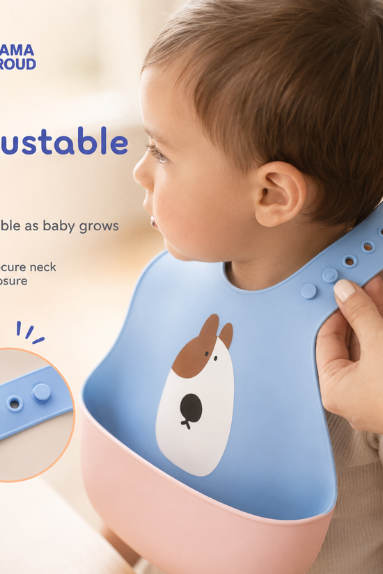 100% Silicone Bib - BPA Free