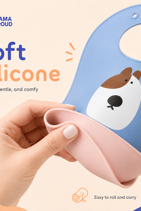 100% Silicone Bib - BPA Free