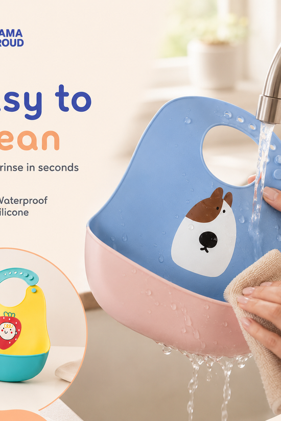 100% Silicone Bib - BPA Free