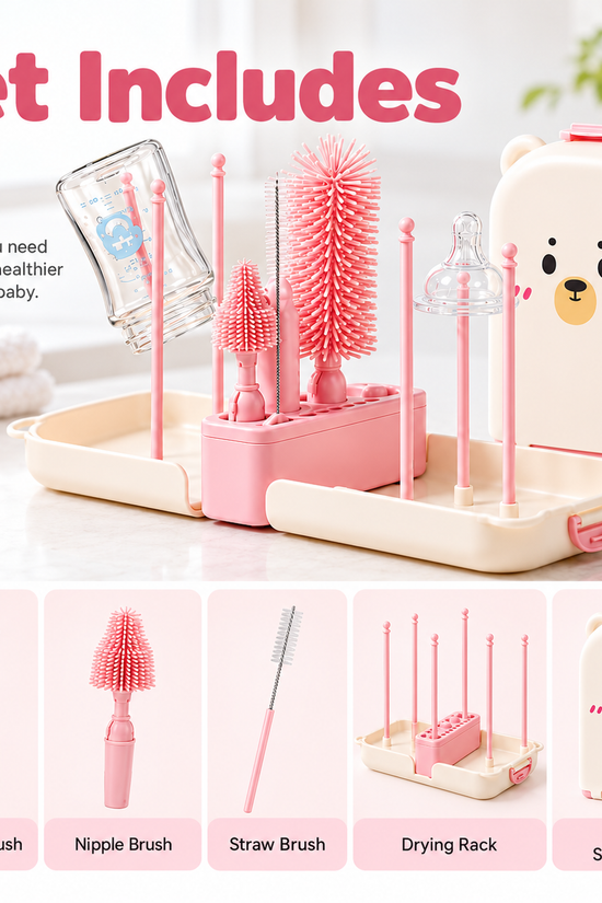 Bottle Cleaning Brush Set