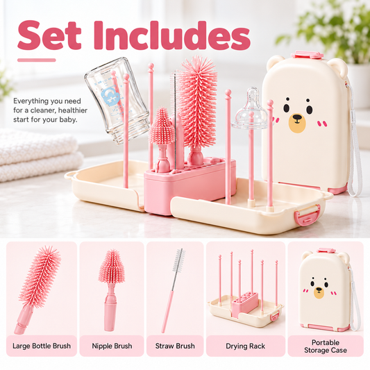 Bottle Cleaning Brush Set