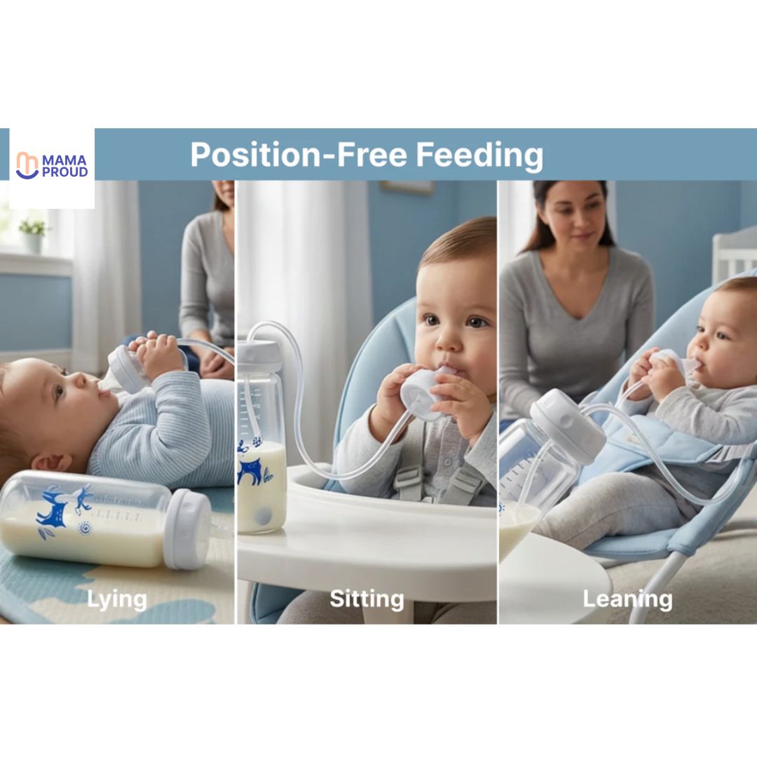 Hands Free Feeding Bottle