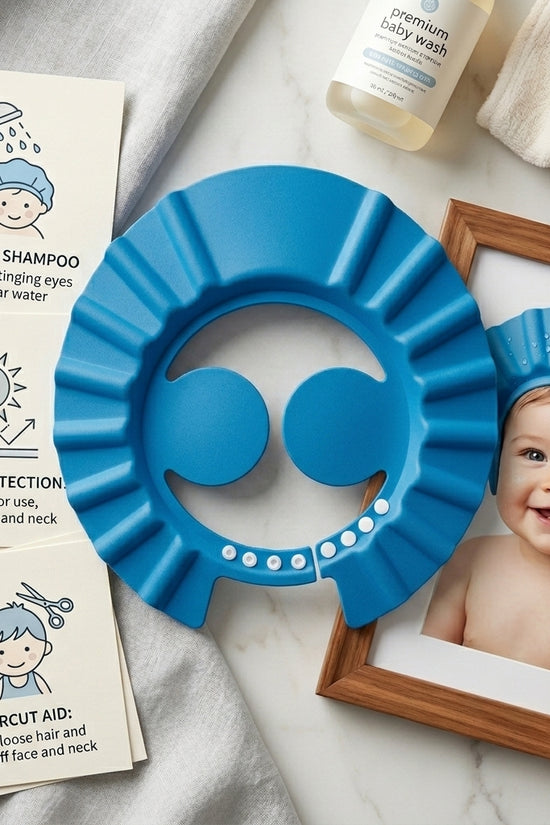 Baby Bathing Cap-Protect Eye & Ear