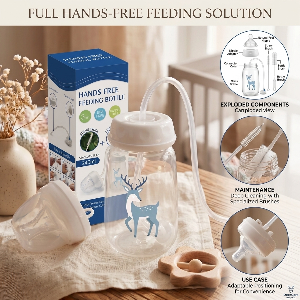 Hands Free Feeding Bottle
